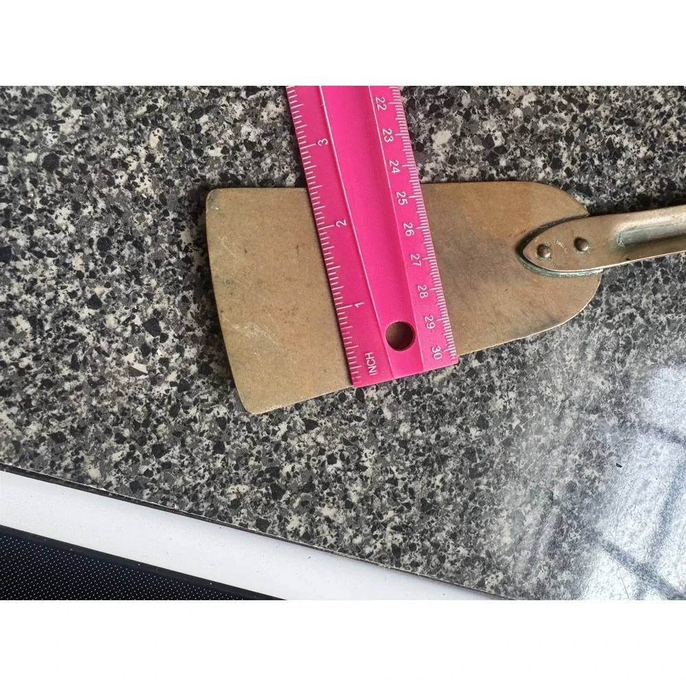Vintage Solid Copper Utensil Spatula With Hook Made‎ In Korea